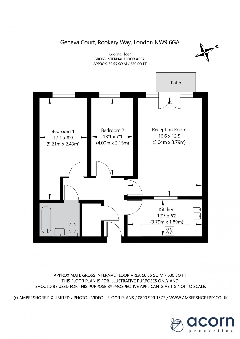Floorplan for Rookery Way, London