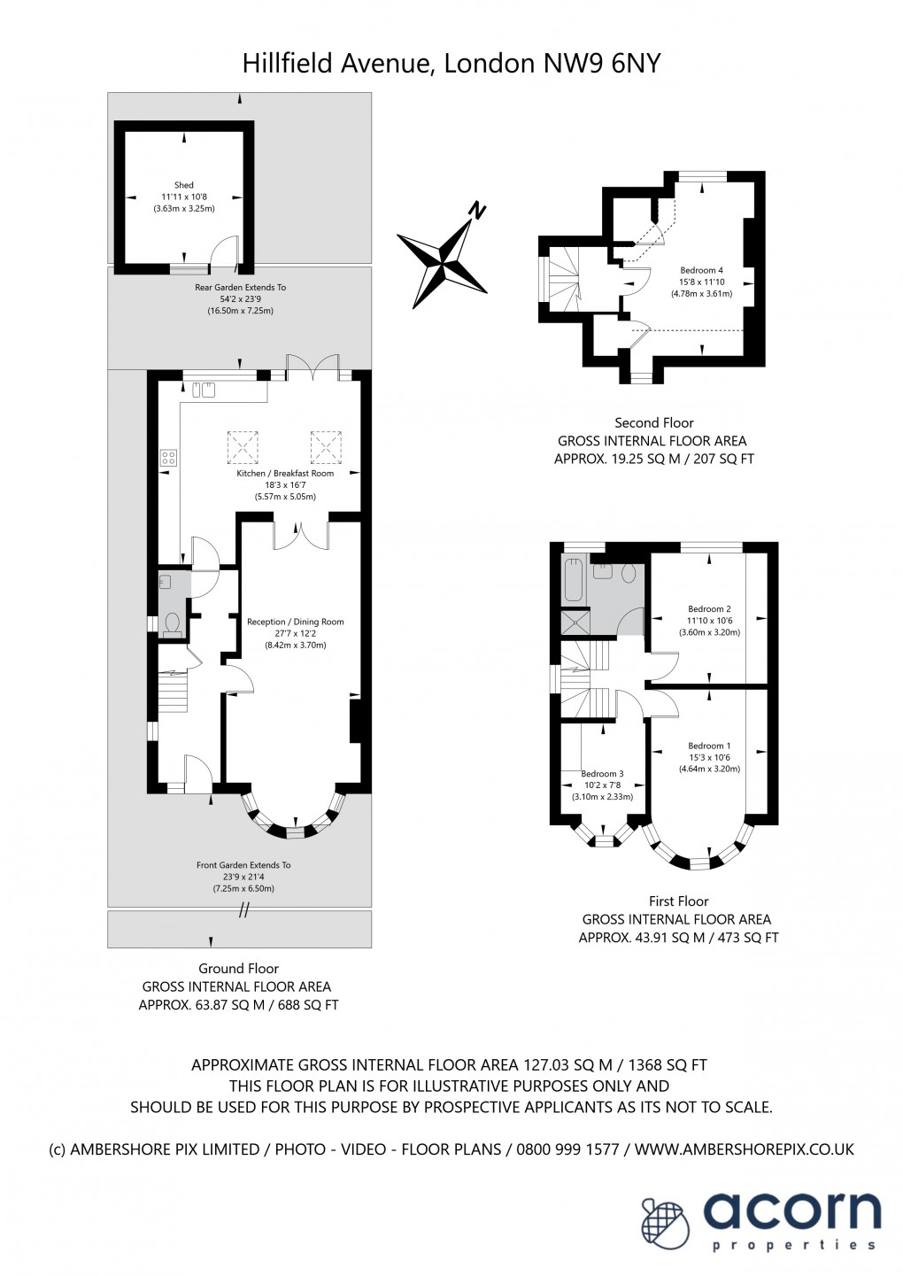Floorplan for Colindale, London