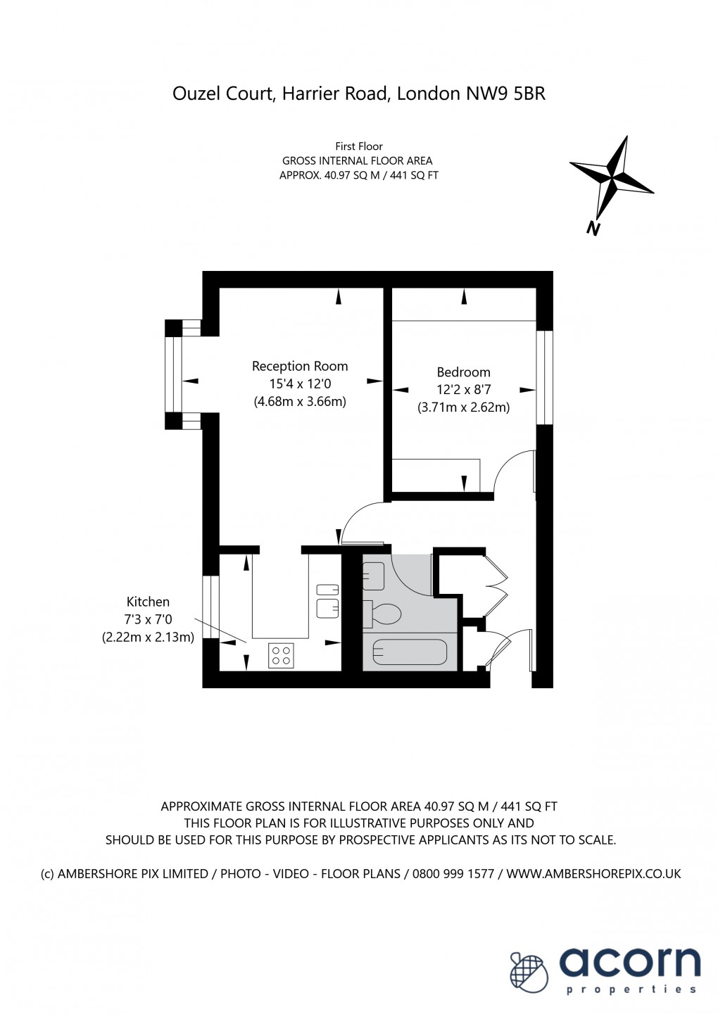 Floorplan for Harrier Road, London
