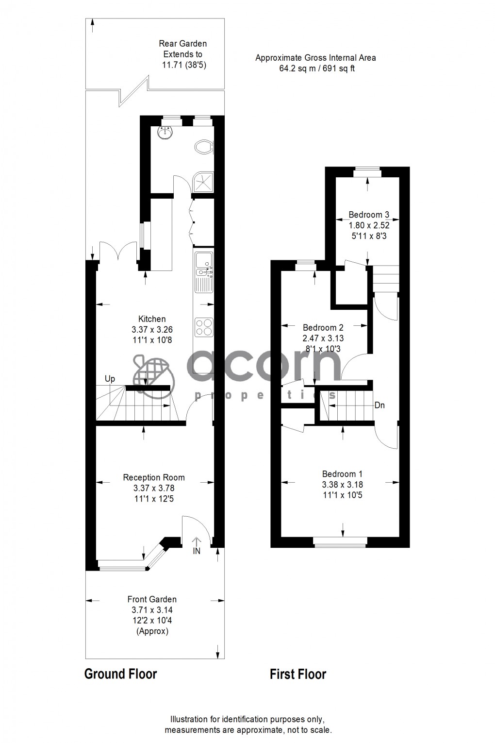 Floorplan for Watford, Hertfordshire