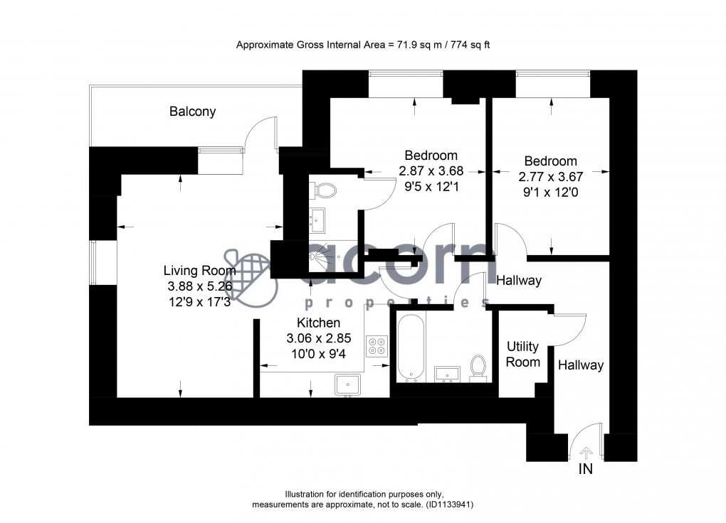 Floorplan for Grove Park, 72 Grove Park, London