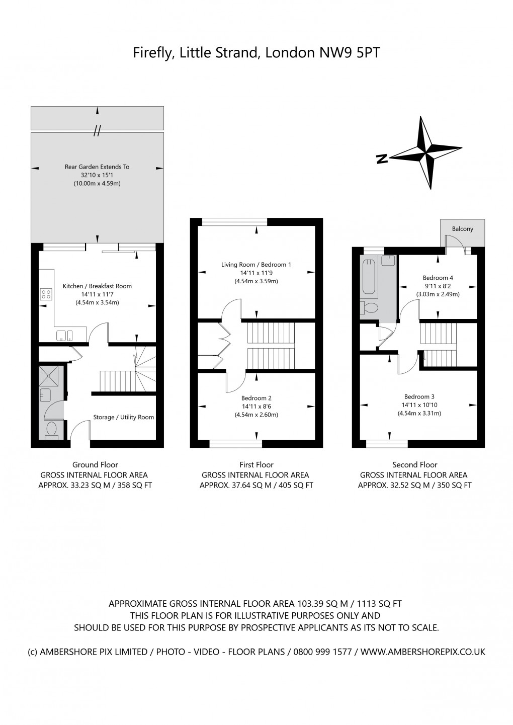 Floorplan for Little Strand, London