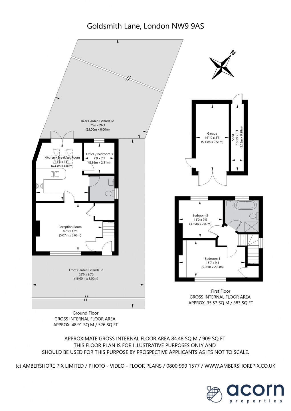 Floorplan for Kingsbury, London