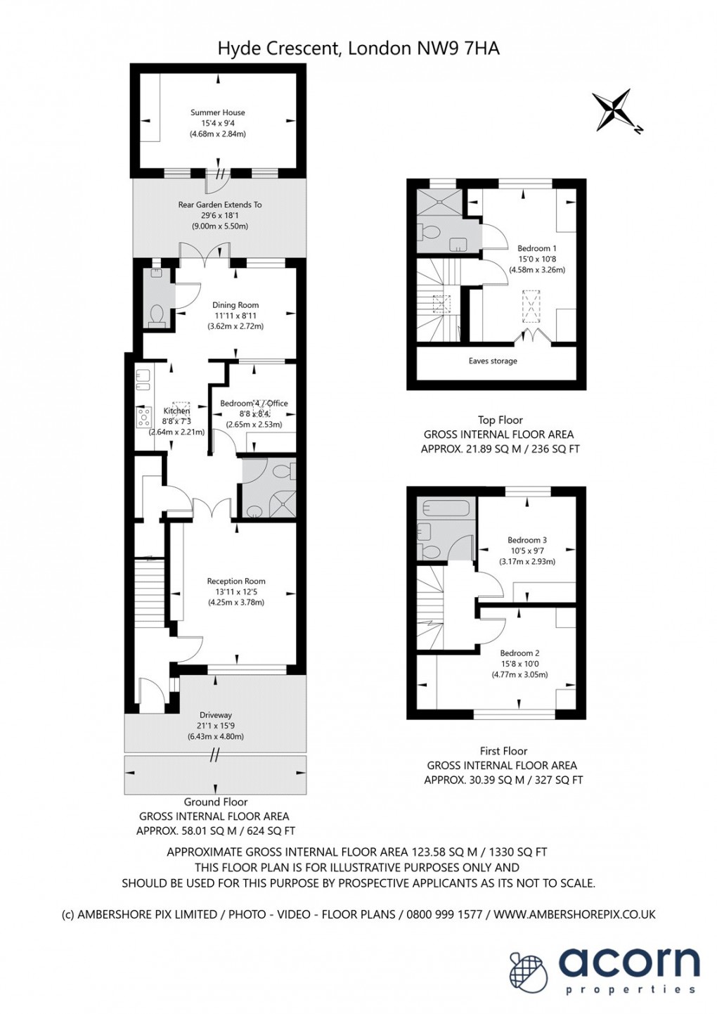 Floorplan for Colindale, London