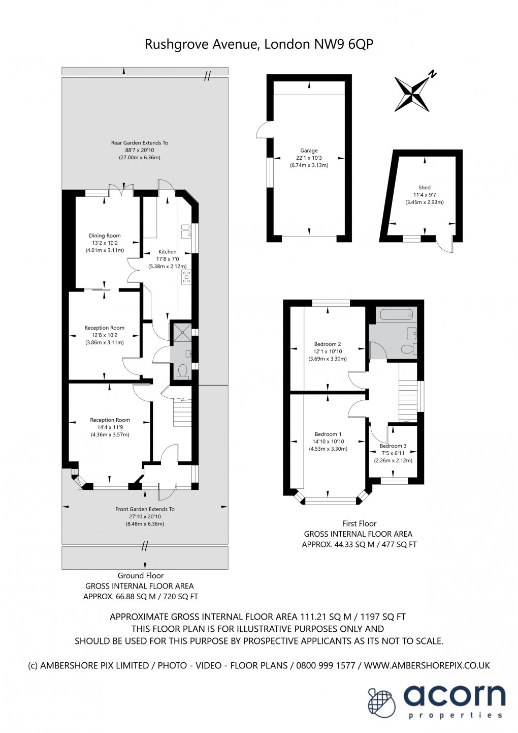Floorplan for Colindale, London