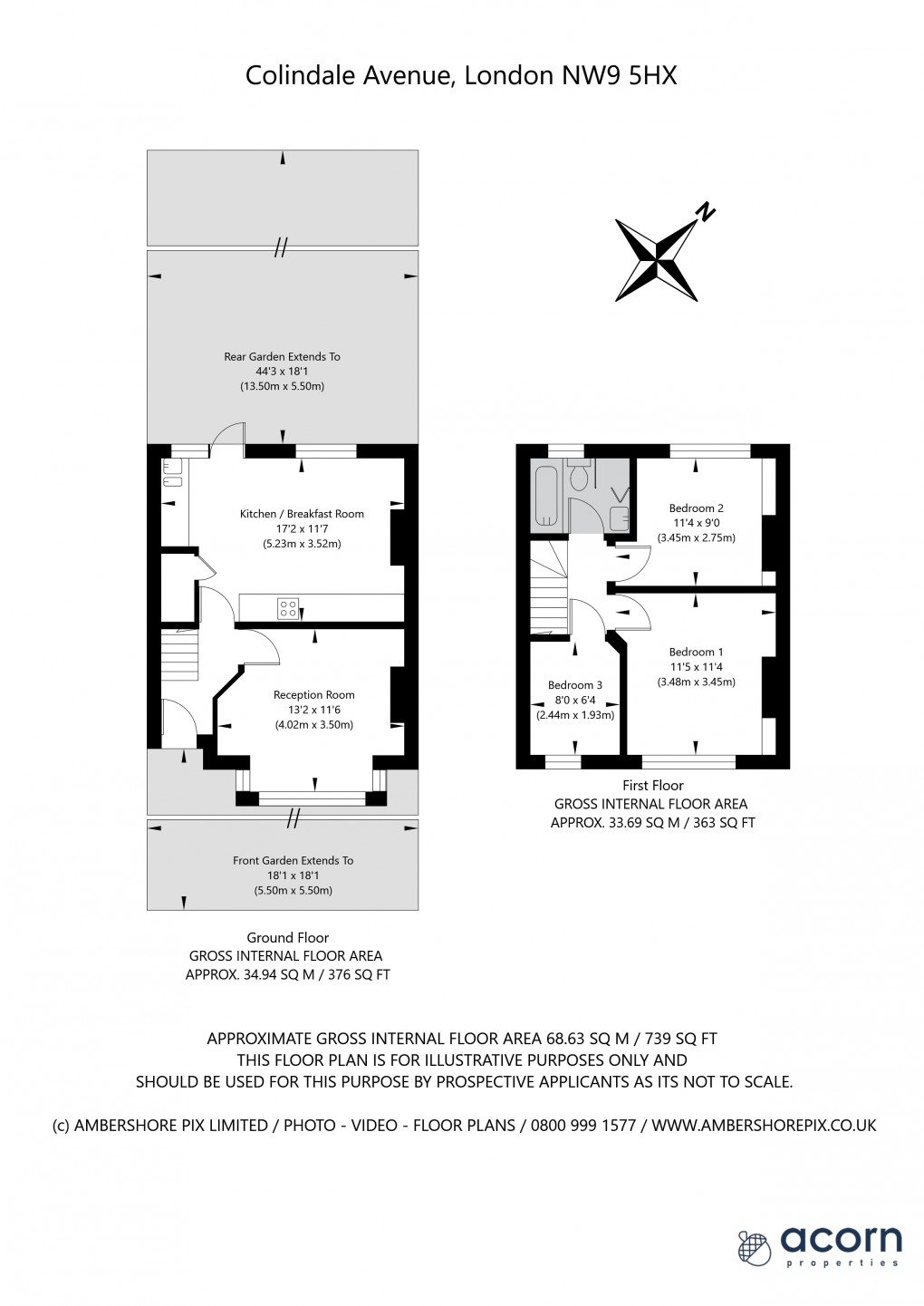 Floorplan for Colindale, London