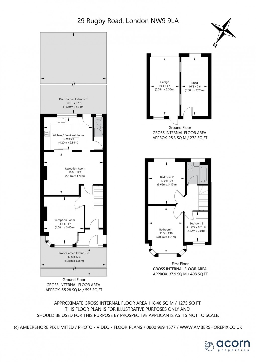Floorplan for Rugby Road, Kingsbury, London