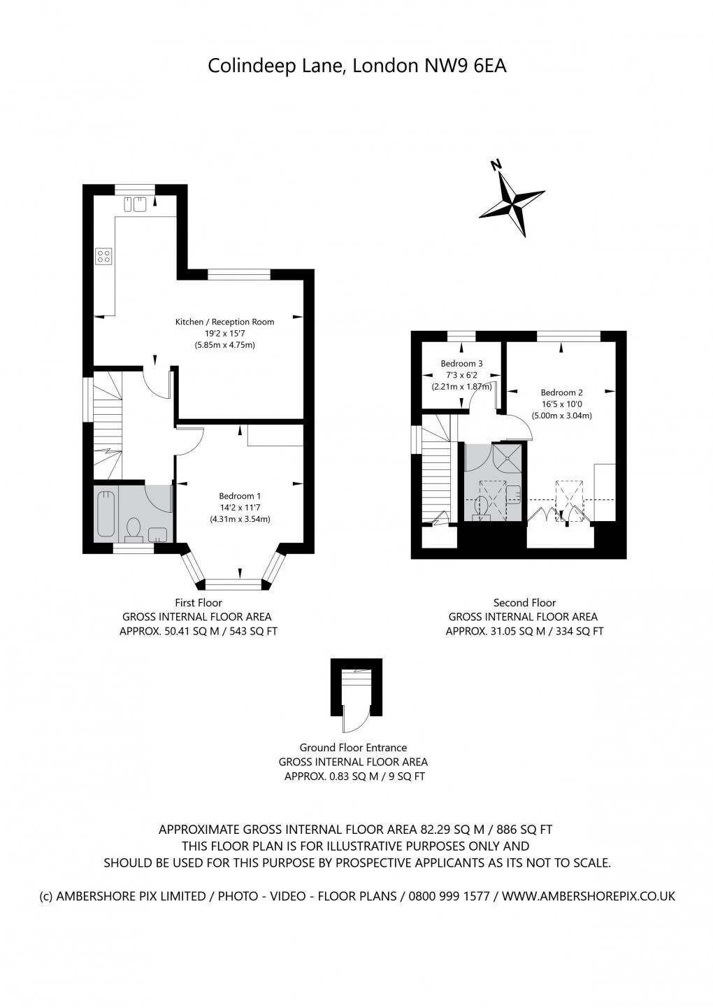 Floorplan for Colindale, London