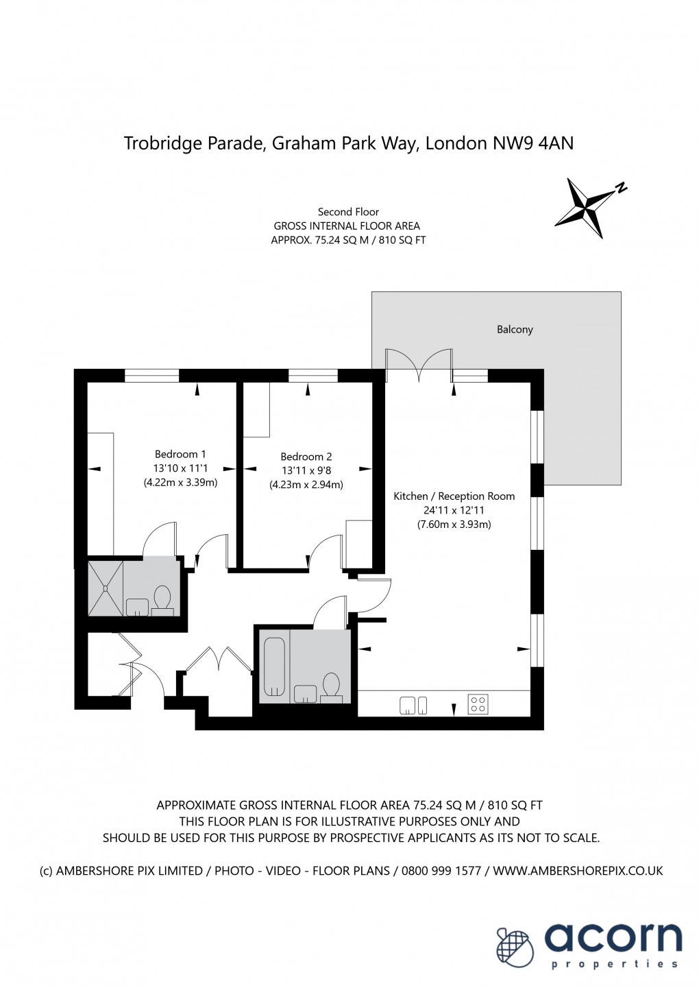 Floorplan for Graham Park Way, London