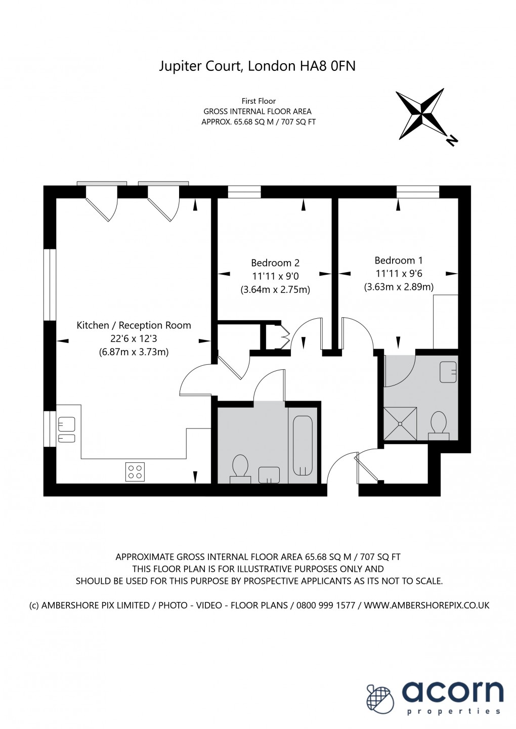 Floorplan for Cameron Crescent, 10 Cameron Crescent, Edgware