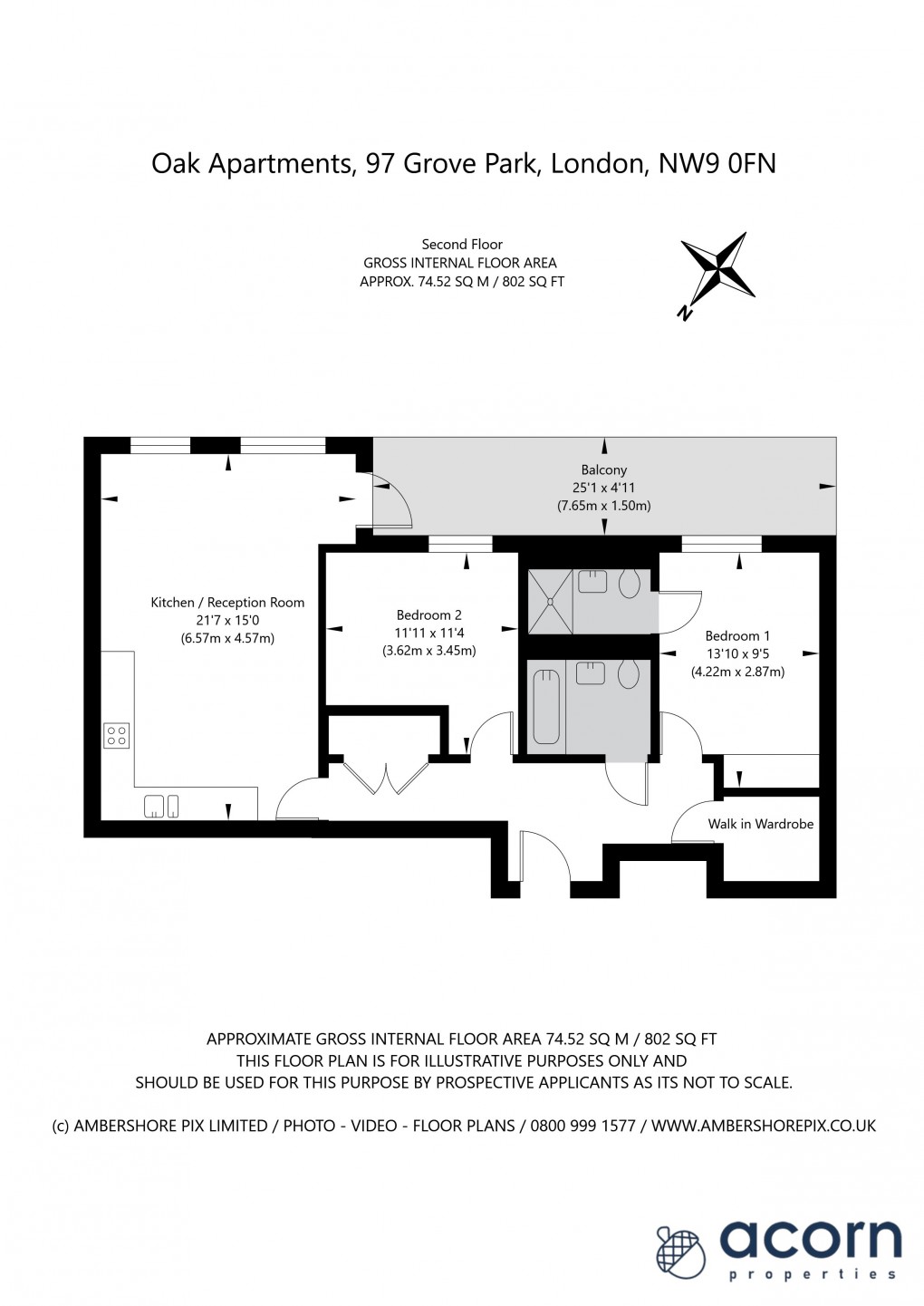 Floorplan for Grove Park, London