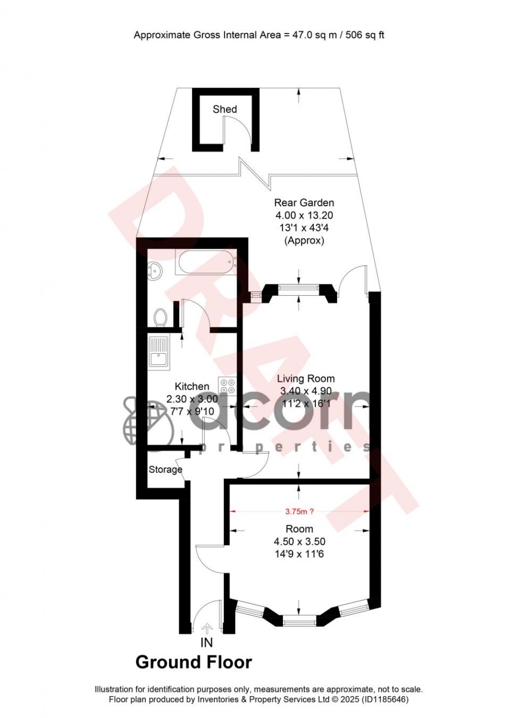 Floorplan for Kingsbury, London