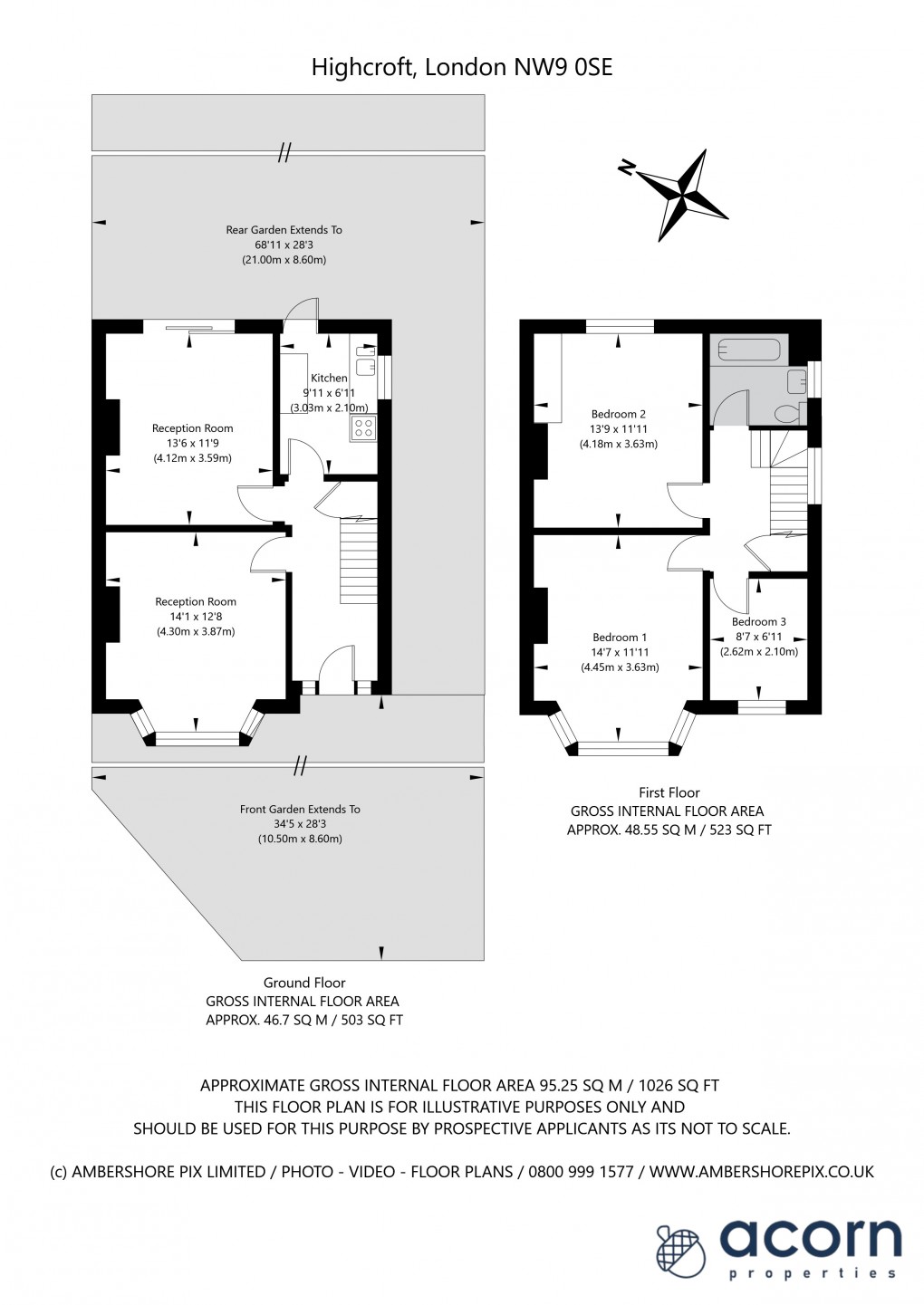 Floorplan for Highcroft, Kingsbury