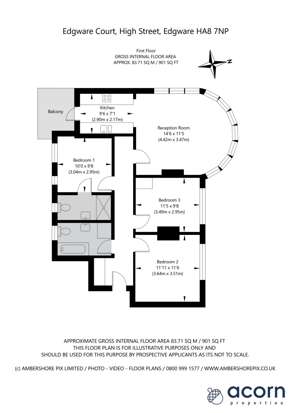 Floorplan for High Street, Edgware