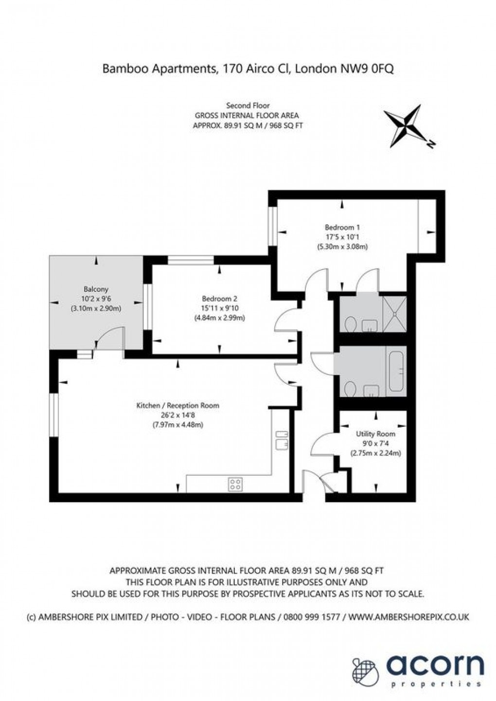 Floorplan for Airco Close, 170 Airco Close, London