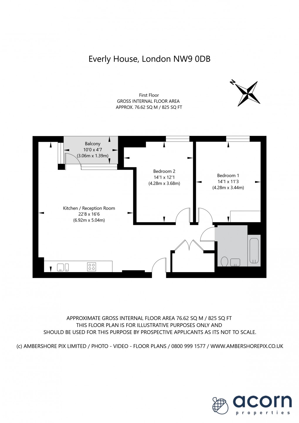 Floorplan for Capitol Way, Colindale, London