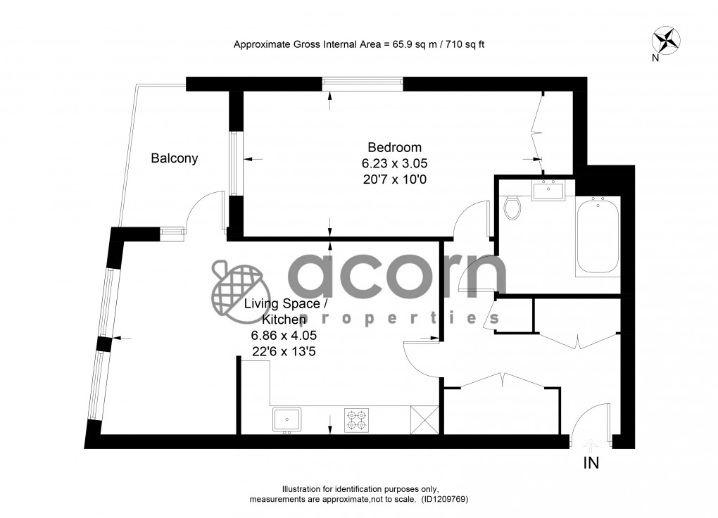 Floorplan for J Edgware Road, 399 J Edgware Road, London