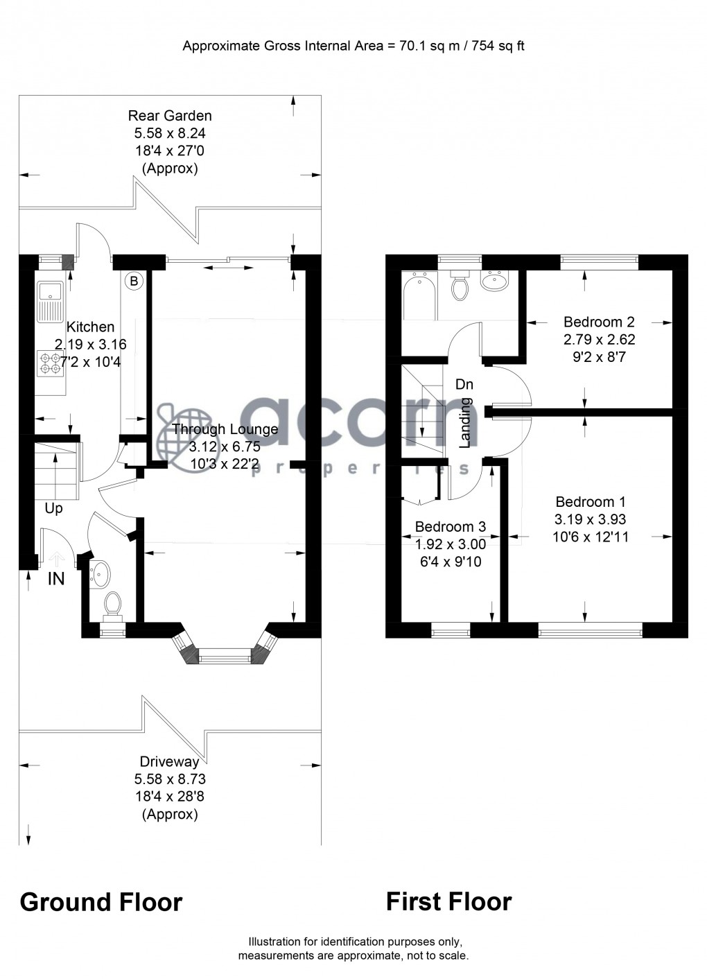 Floorplan for Edgware, Middx
