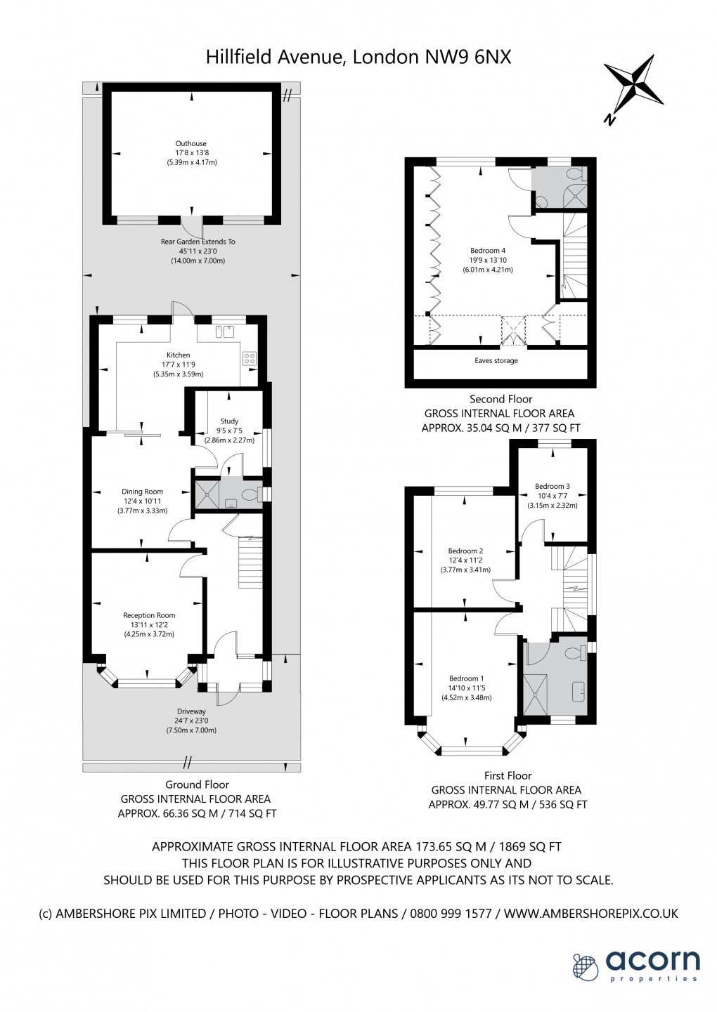 Floorplan for Colindale, London