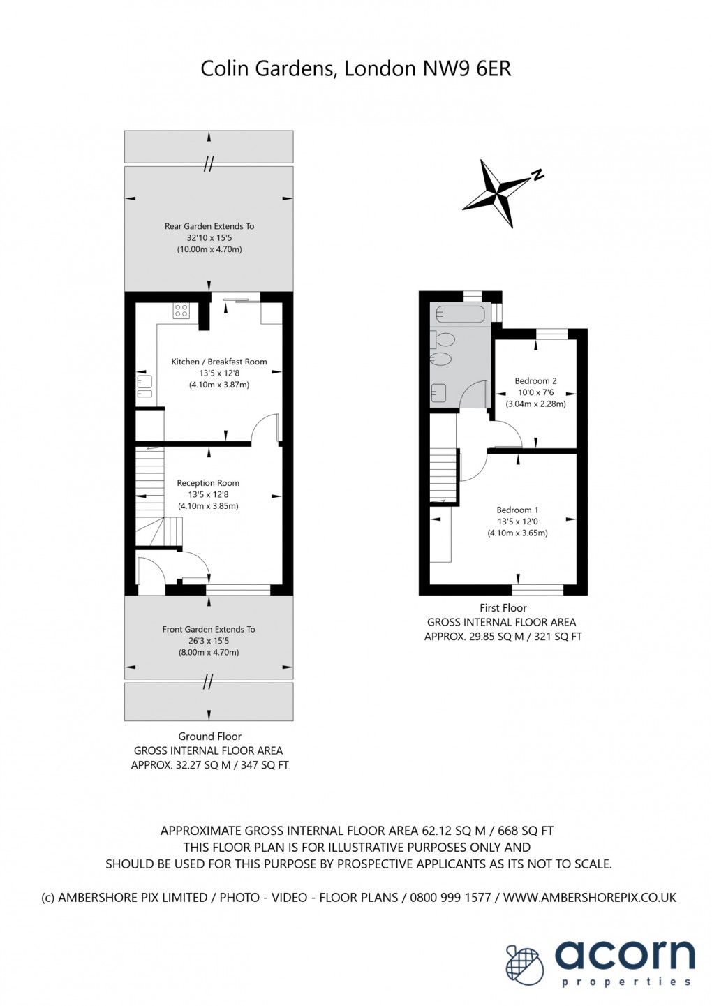 Floorplan for Colin Gardens, Colindale, London