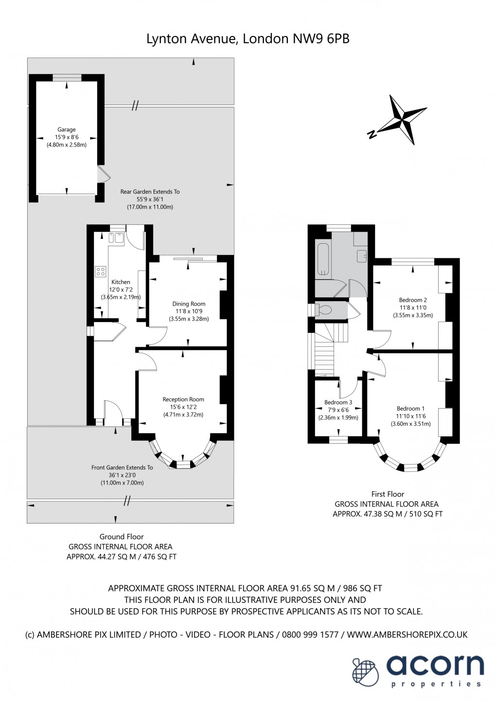 Floorplan for Lynton Avenue, Colindale, London