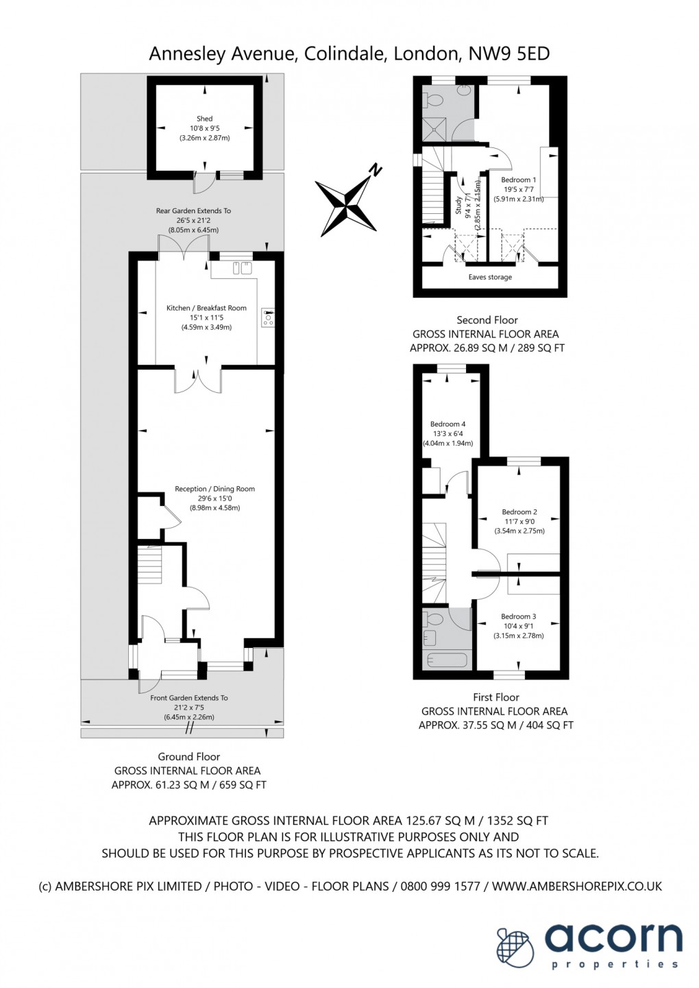 Floorplan for Colindale, London