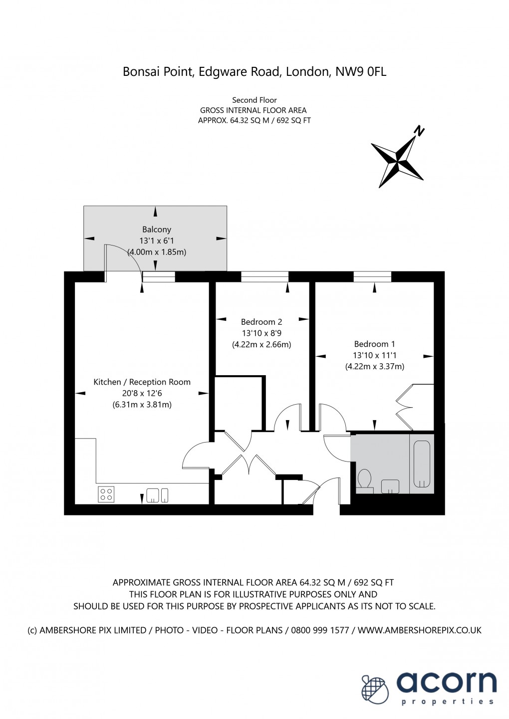 Floorplan for Edgware Road, 399J Edgware Road, Colindale, London