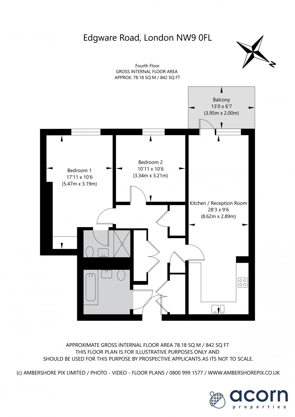 Floorplan for Edgware Road, 399J Edgware Road, Colindale, London