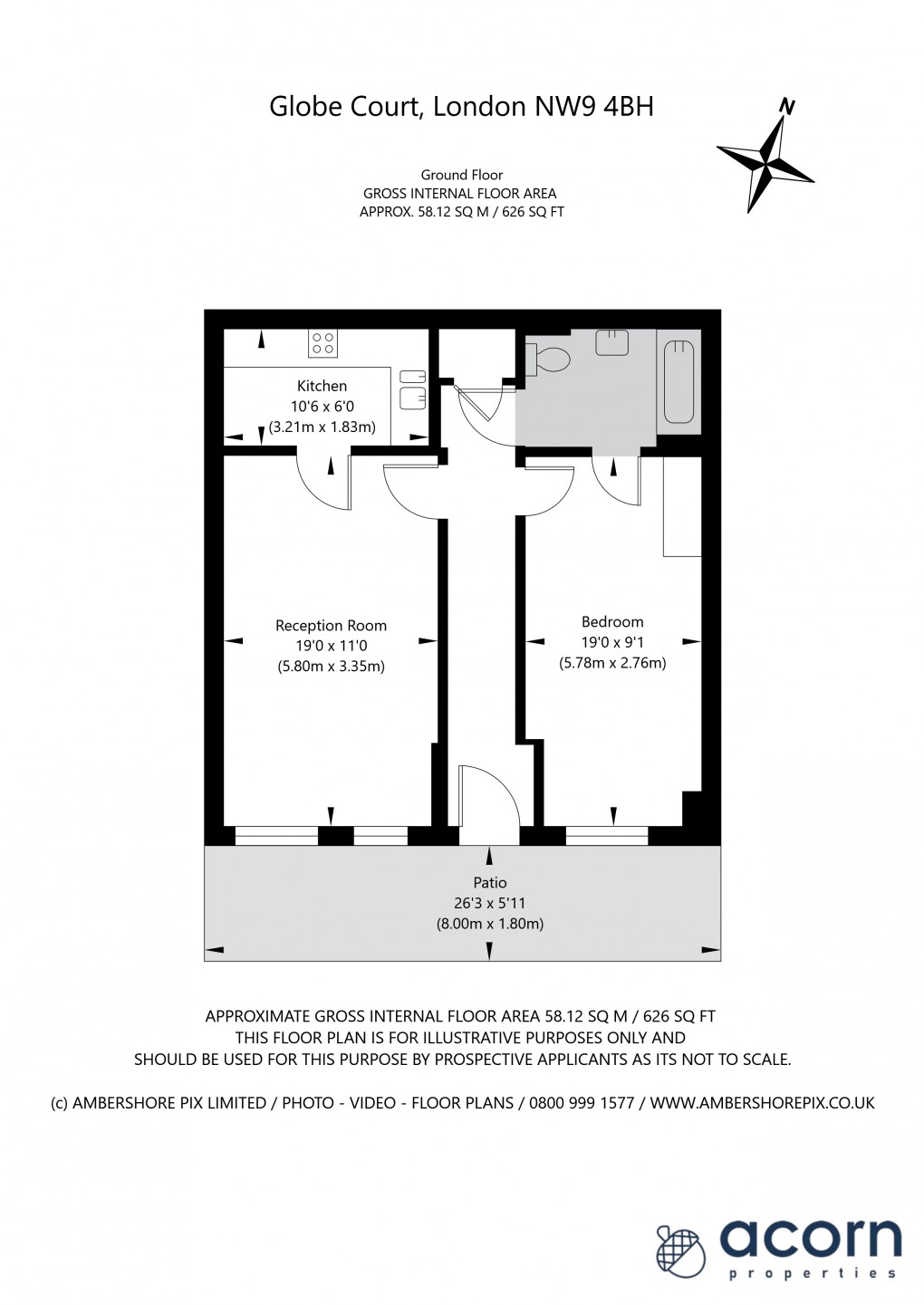 Floorplan for Chronicle Avenue, Colindale
