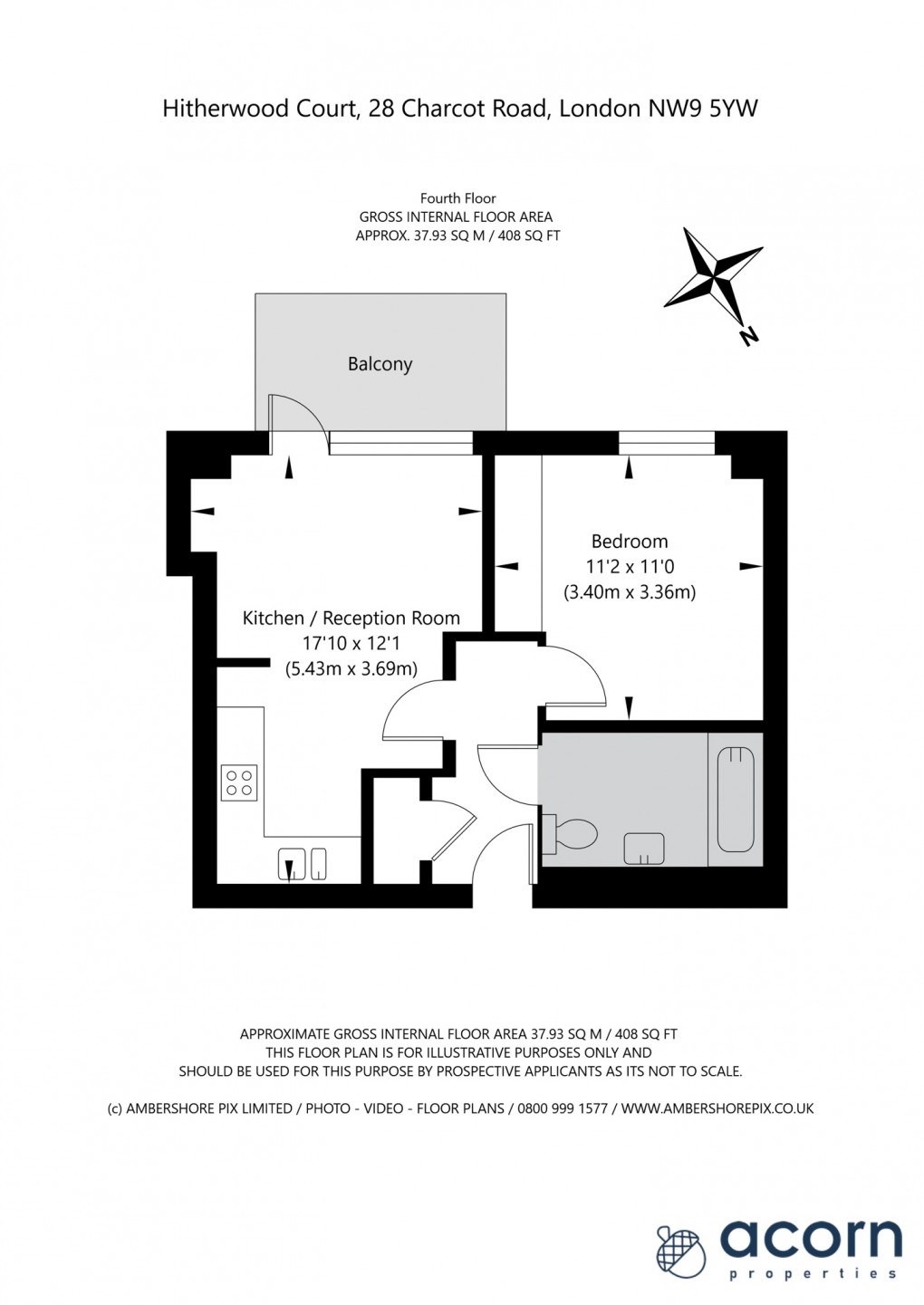 Floorplan for Charcot Road, 28 Charcot Road, London
