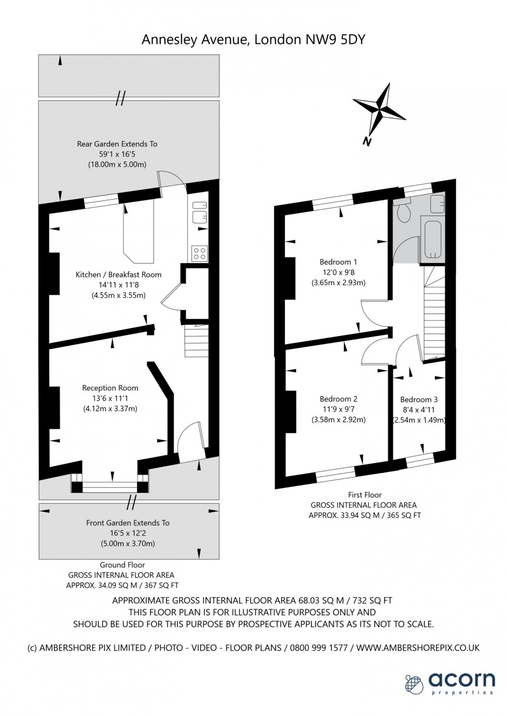 Floorplan for Colindale, London
