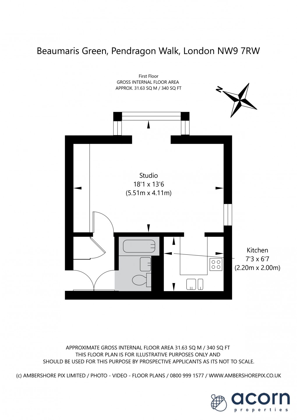 Floorplan for Welsh Harp Village, London