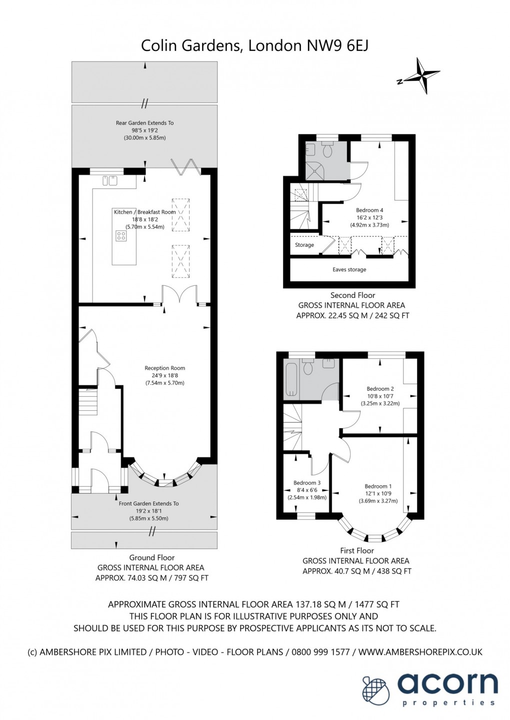 Floorplan for Colindale, London