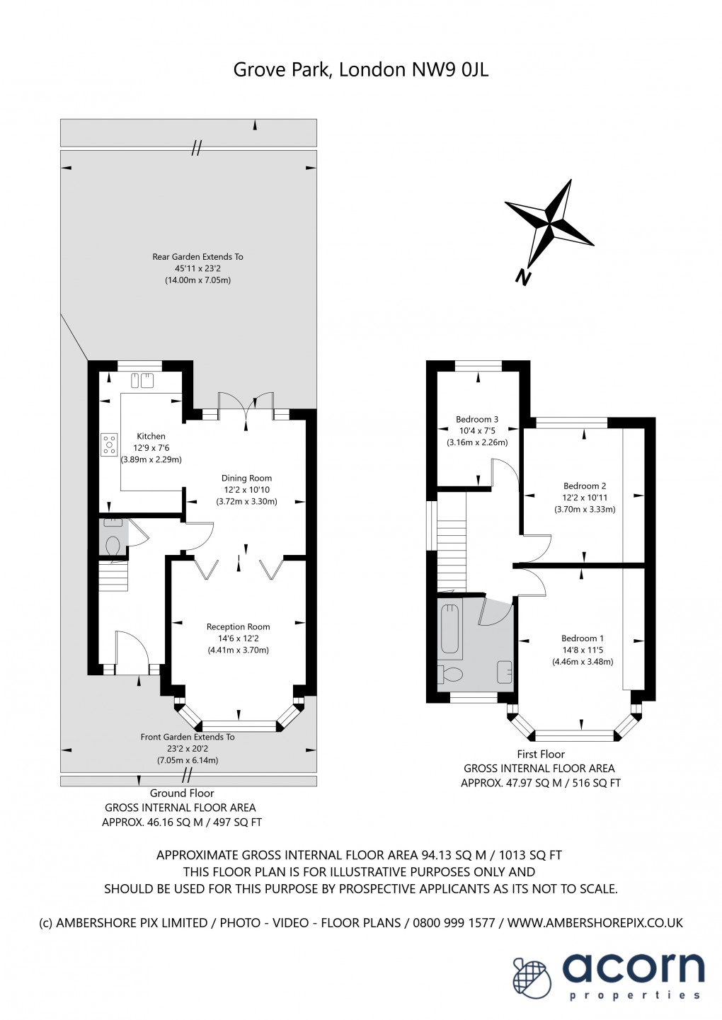 Floorplan for Kingsbury, London