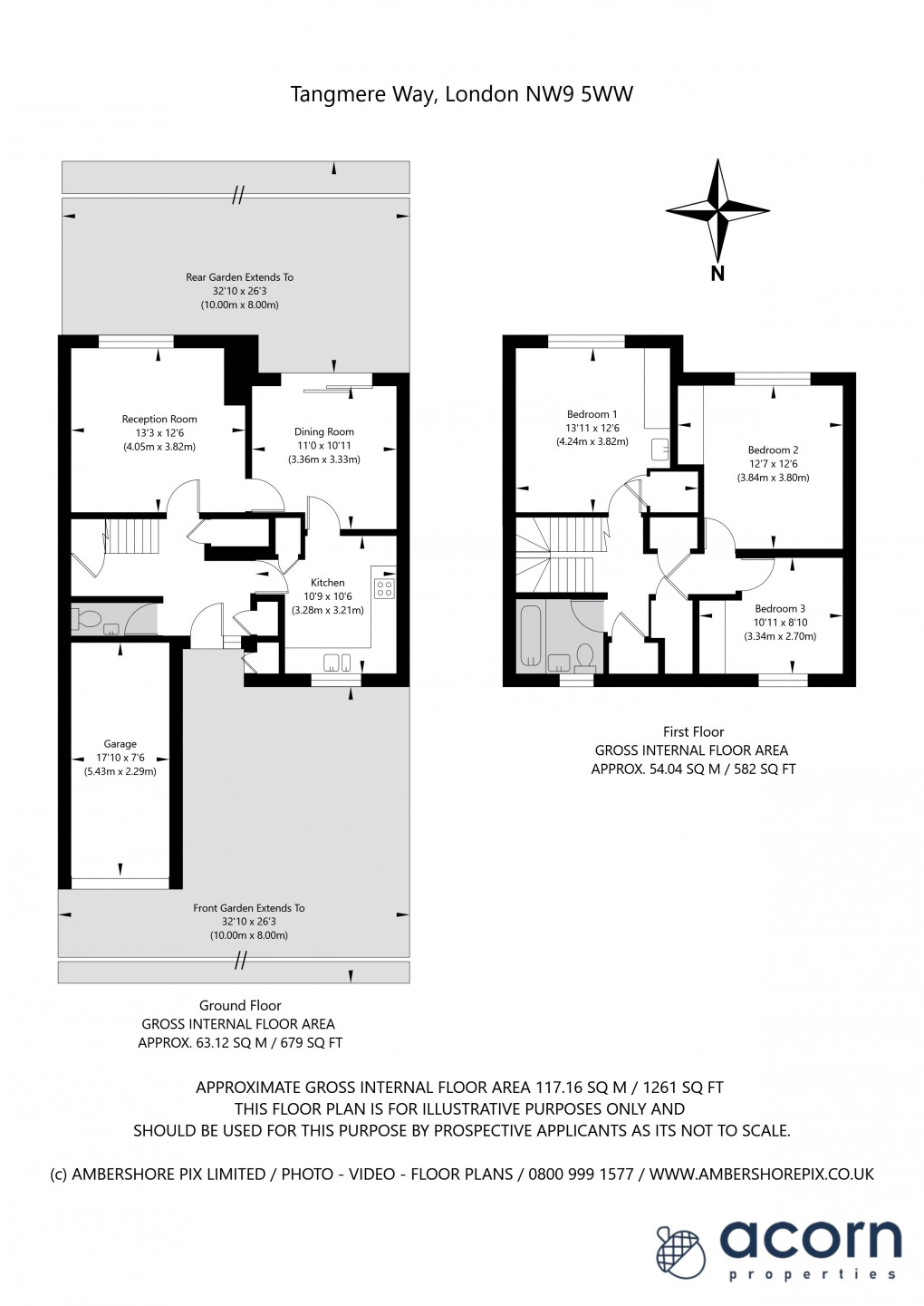 Floorplan for Colindale, London