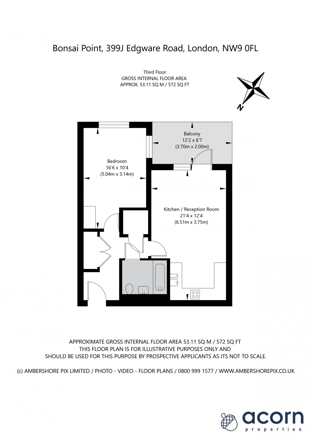 Floorplan for Edgware Road, 399j Edgware Road, London