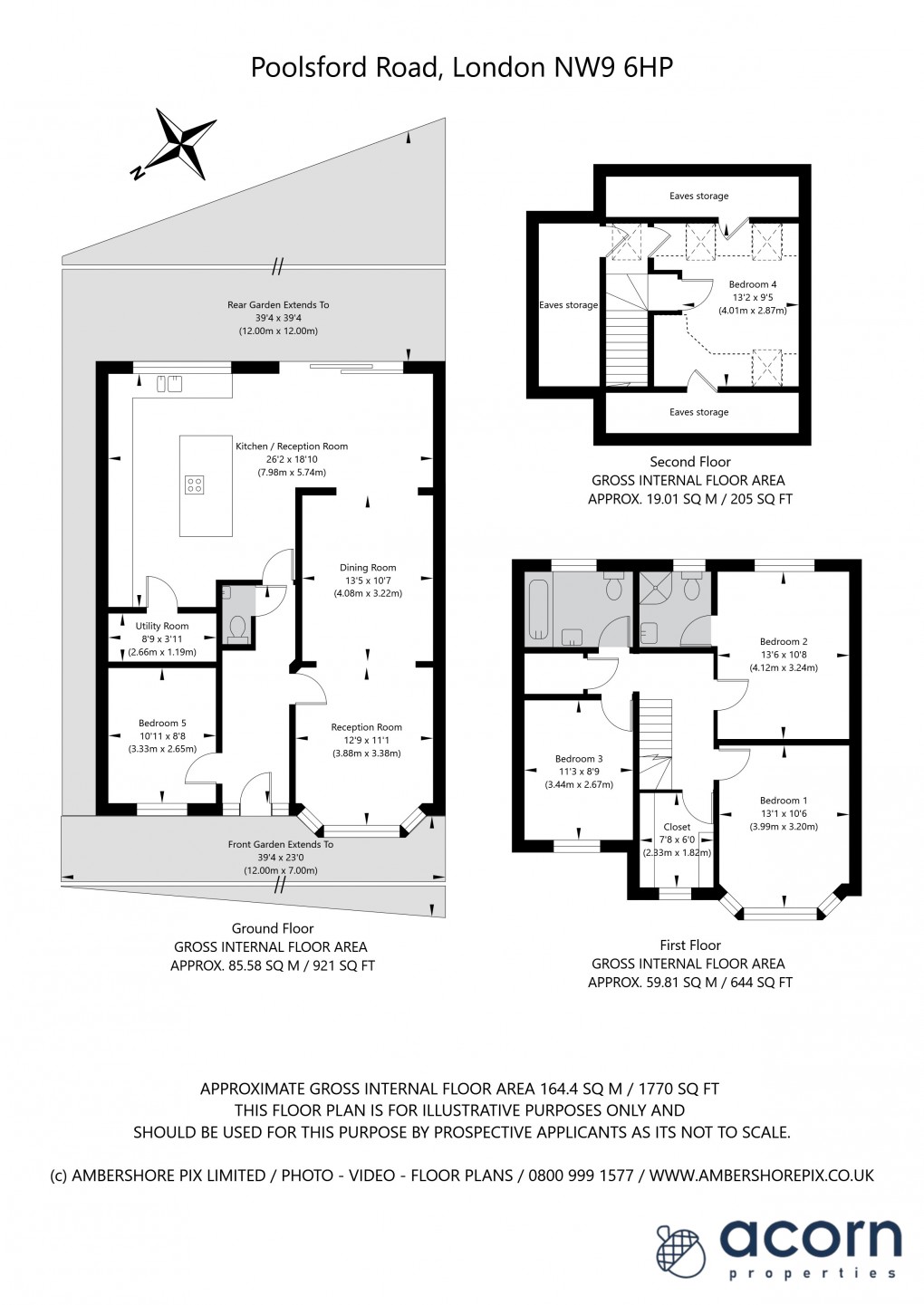 Floorplan for Colindale, London