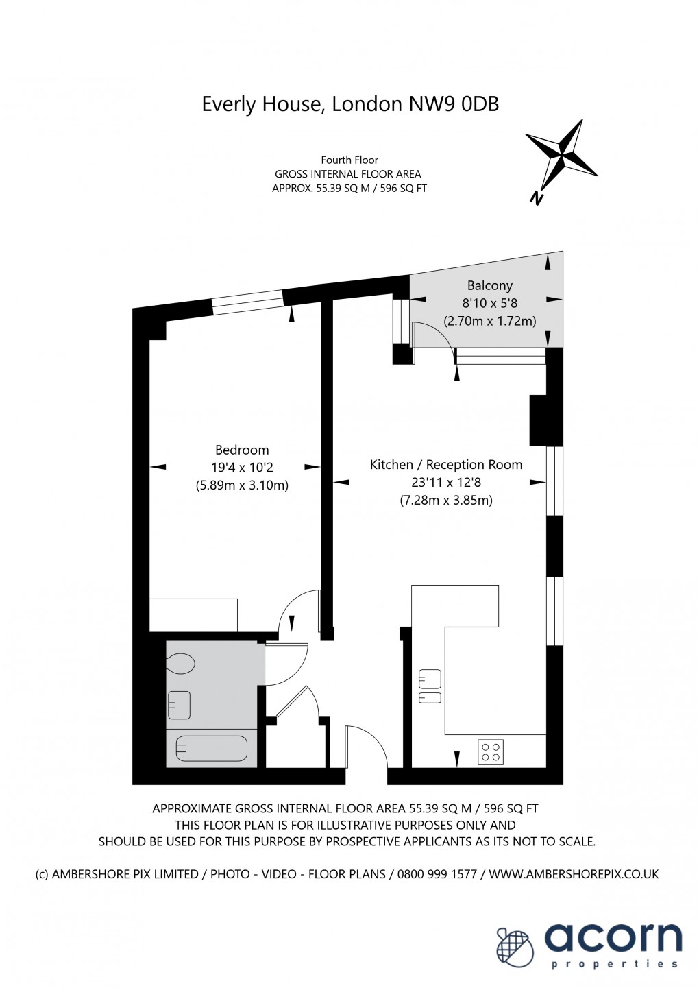 Floorplan for Capitol Way, Colindale, London