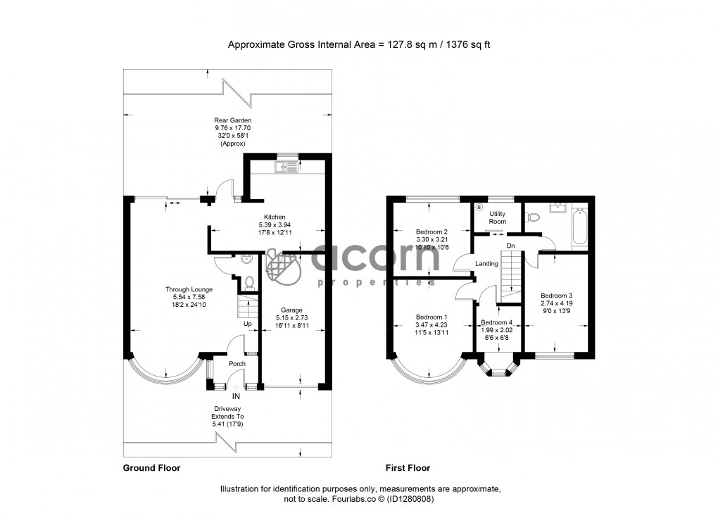 Floorplan for The Grove, Kingsbury, London
