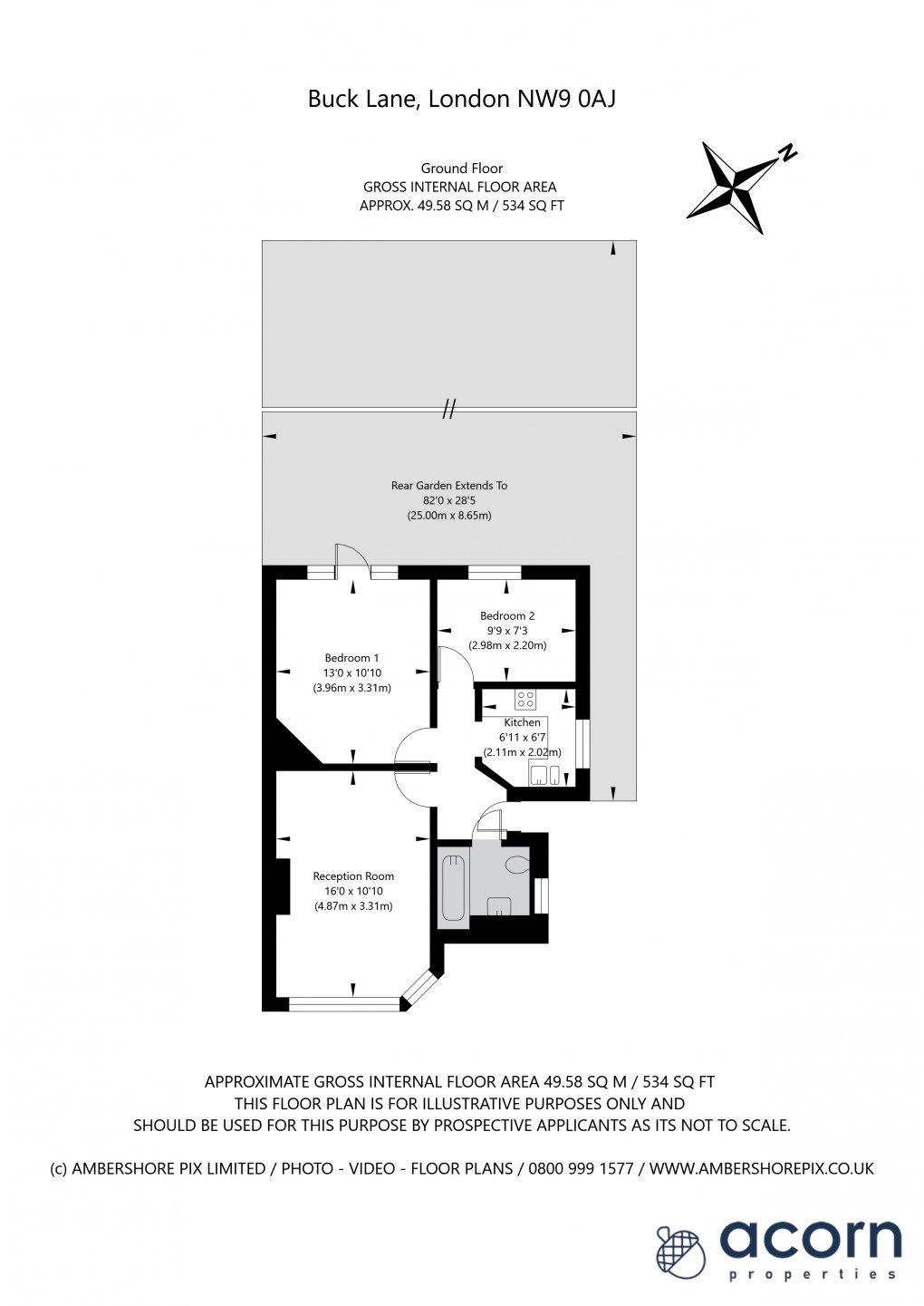Floorplan for Kingsbury, London