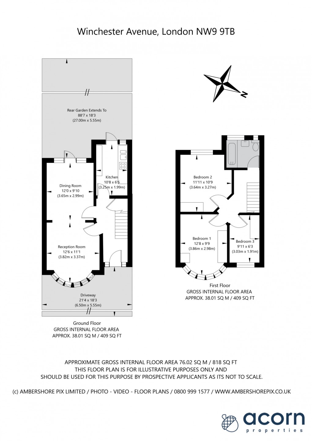 Floorplan for Kingsbury, London