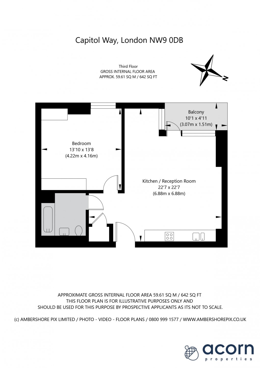 Floorplan for Capitol Way, 52 Capitol Way, London
