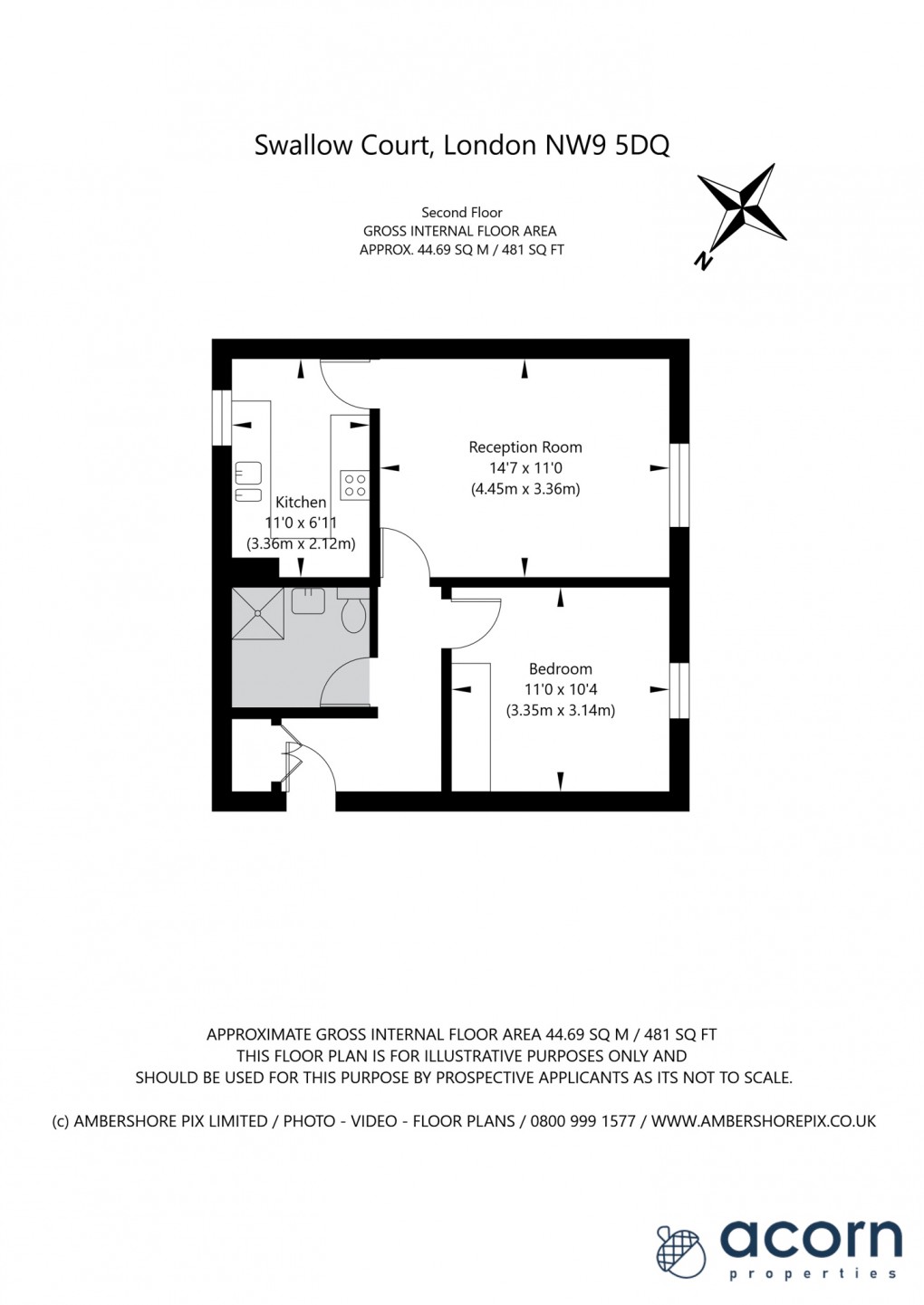 Floorplan for Swan Drive, 2 Swan Drive, London