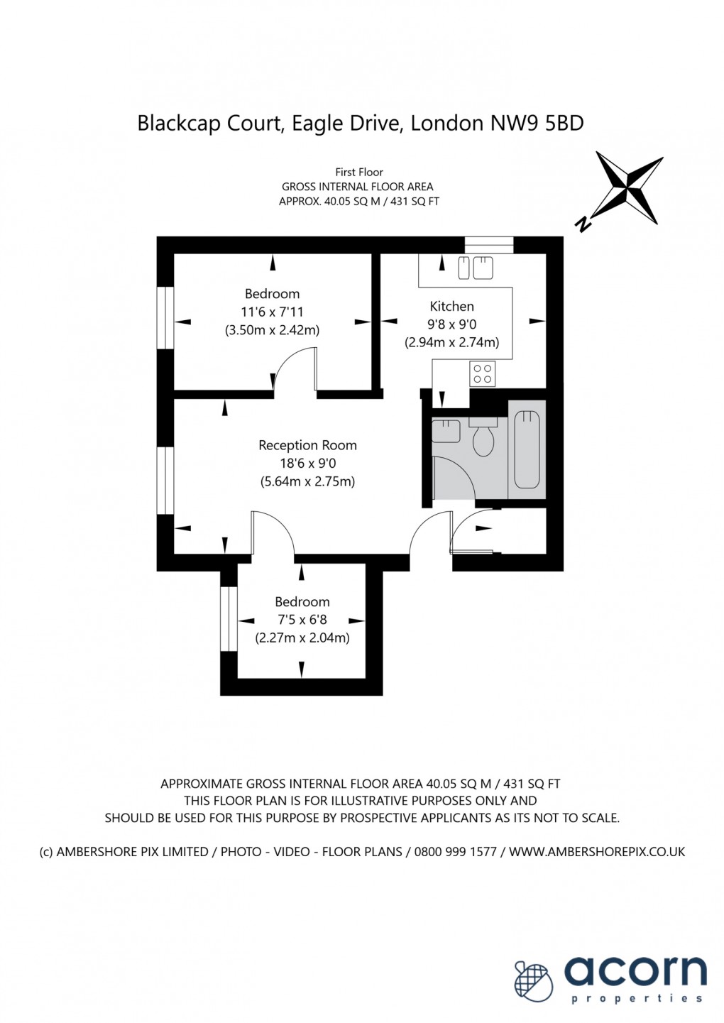 Floorplan for Eagle Drive, London
