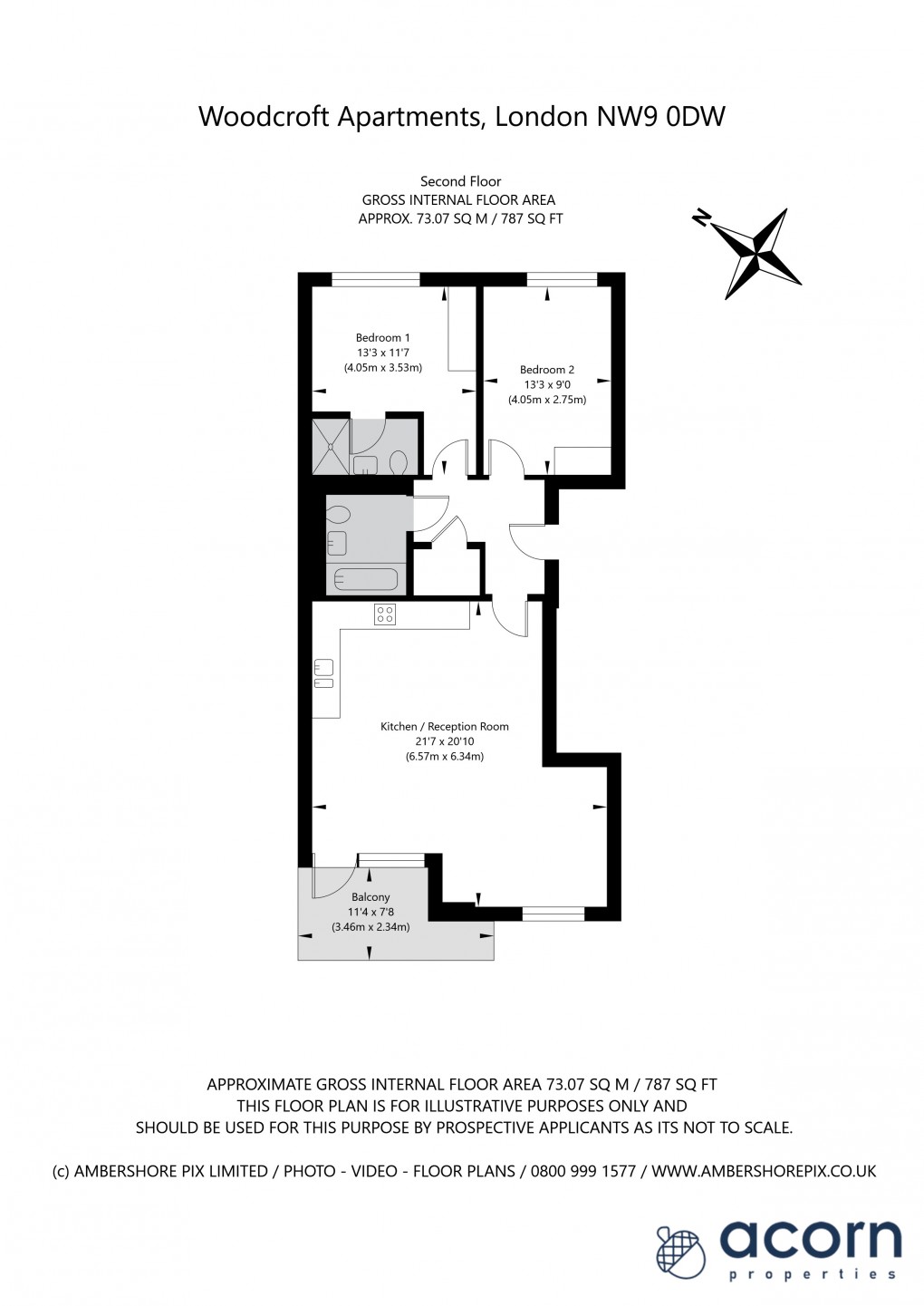 Floorplan for Silverworks Close, London