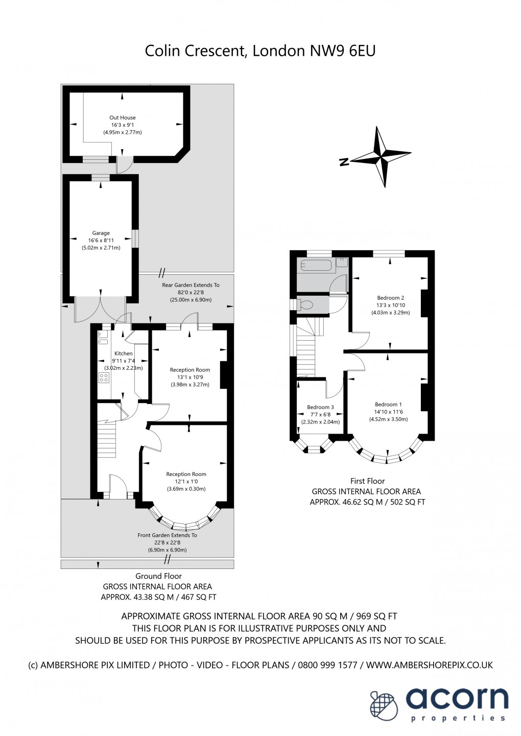 Floorplan for Colindale, London
