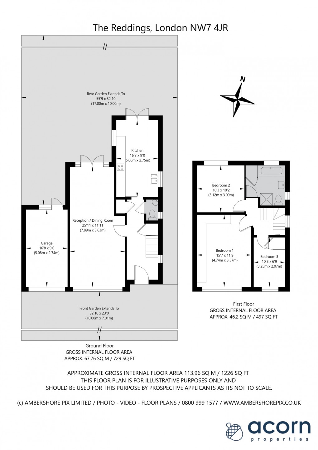Floorplan for Mill Hill, London