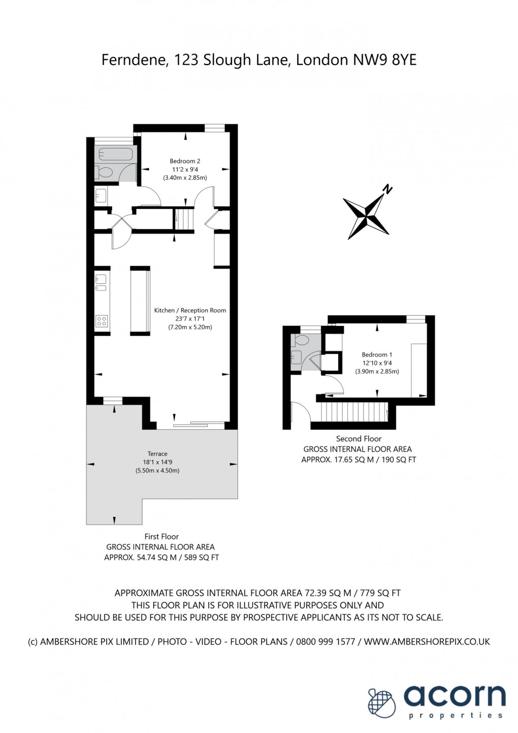 Floorplan for Slough Lane, 123 Slough Lane, London