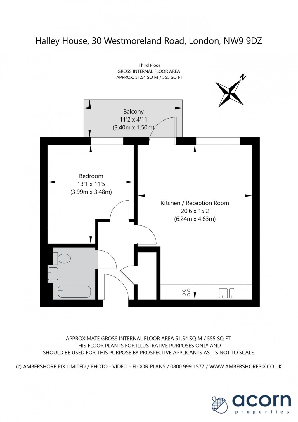 Floorplan for Westmoreland Road, 30 Westmoreland Road, Queensbury, London