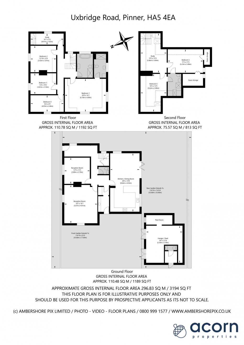 Floorplan for Hatch End, Pinner